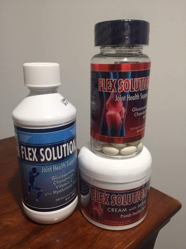 Kit Flex Solution (Liquid Cream softgels) Join Health Support Glucosamine