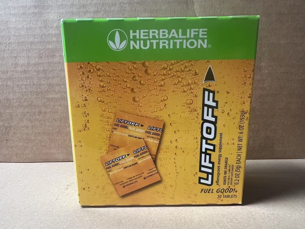 Herbalife Liftoff Orange 30Tablet，Boot Energy,Clears Mind,Improves Concentration