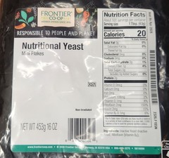 Frontier CO-OP Nutritional Yeast Mini Flakes Non Irradiated 1LB