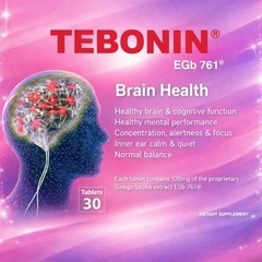 Tebonin Forte 120mg 30’s Ginkgo Biloba Extract For Vertigo, Tinnitus & Focus