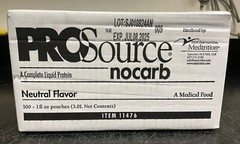 100 Medtrition ProSource Liquid Protein 1 fl oz Pouches Neutral Flavor EXP. 2025