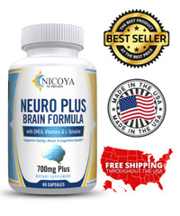 Neuro Brain & Focus, Memory, Function, Clarity, Mood, Stress -Nootropic (2 Pack)