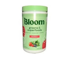 Bloom Nutrition Greens & Superfoods Berry 4.8oz (136g) EXP 05/2026 Factory Seale