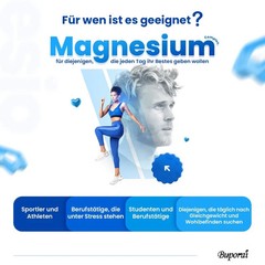 Magnesium Complex 240pcs, Energy, Brain Health, Improves Memory and Cognition