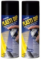 MultiPurpose Rubber Coating Spray 11oz Black Plasti Dip 2 Pack
