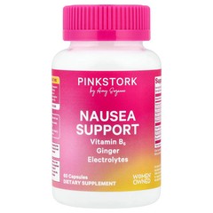 2 X Pink Stork, Nausea Support, 60 Capsules