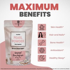 Pearl Powder Supplement Antioxidant Collagen Production Supports Immunity 60g
