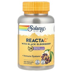 2 X Solaray, Reacta C� with Black Elderberry, 120 VegCaps