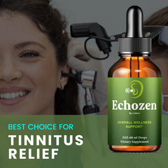 (2 Packs) Echozen For Ear Ringing, Echo Zen Liquid Drops, Ecozen Tinnitus (4 oz)