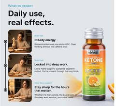 Locked Cognition | Bioidentical D-BHB Ketone Supplement for Focus & Clarity