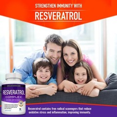 Toplux Resveratrol 1800mg Complex – Natural High Potency Antioxidant