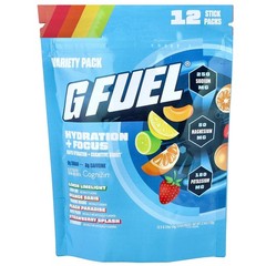 2 X G FUEL, Hydration + Focus, Electrolyte Drink Mix with Cognizin�, Variety Pa