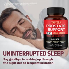 Prostate Support – Saw Palmetto – Reduce Frequent Urination, Stamina supplement