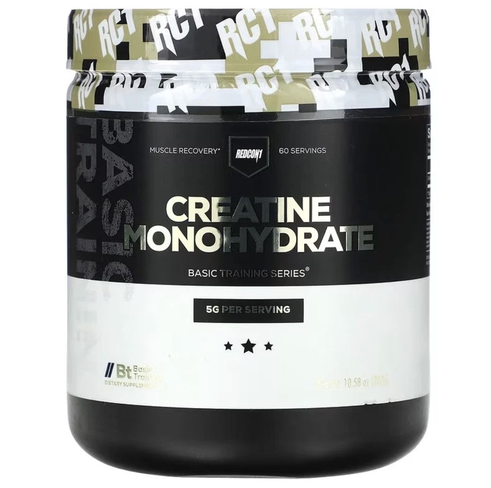 RedCon1 – Creatine Monohydrate, 10.58 oz (300 g) Exp: 09/2027.