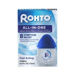 Rohto All-in-One Multi-Symptom Eye Drops, CoolSense™ Technology Relieves I