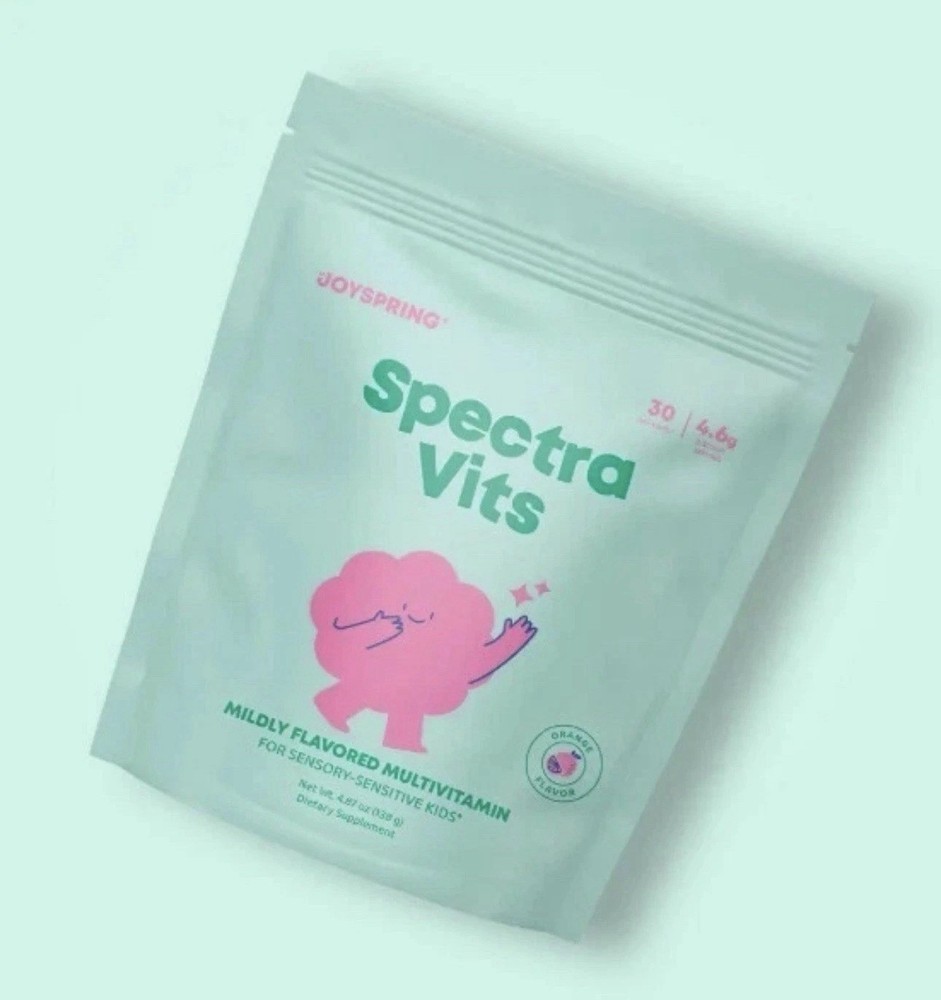 JOYSPRING Spectra Vits Mildly Flavored Multivitamin For Sensory Kids, 4.87 oz