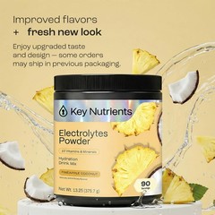 Multivitamin Electrolytes Powder No Sugar – Tropical Pineapple Coconut Electr…