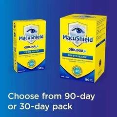 MacuShield Original Plus Capsules – 90-Day Pack, Eye Health Supplement