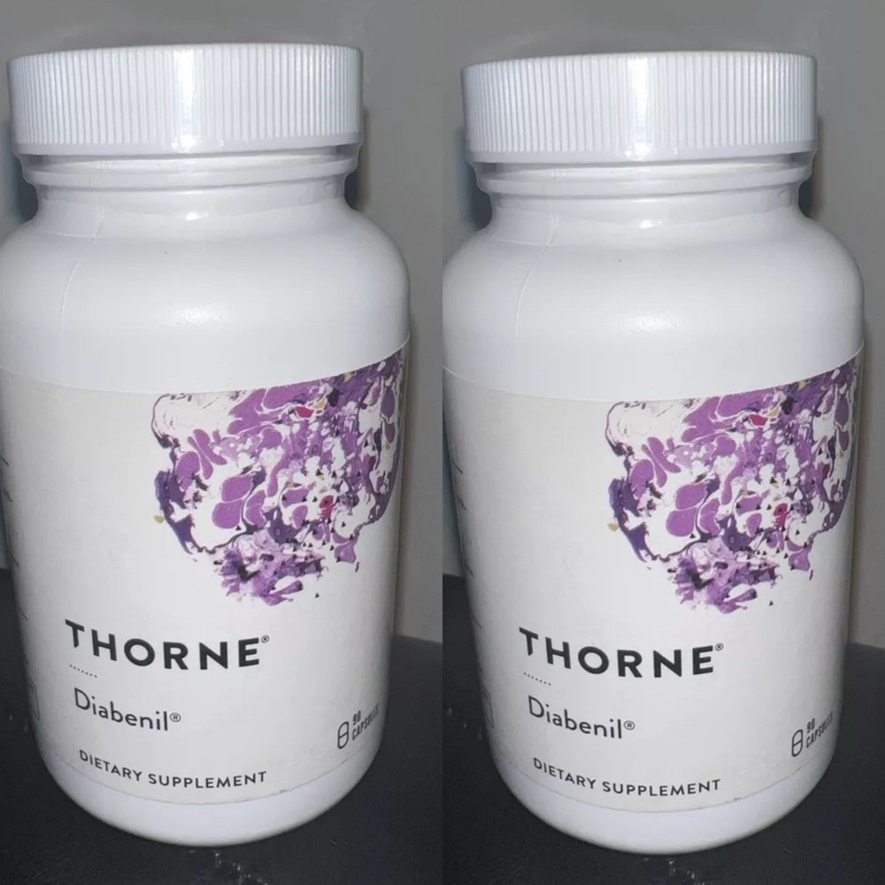 Thorne Diabenil Relief for Maintaining Health (180 Capsules) New & Sealed 2pack