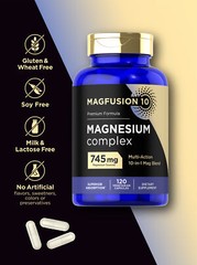 Magnesium Complex 745mg | 120 Count | 10 in 1 Blend | Vegetarian | by Magfusion