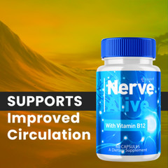 Nerve Alive Advanced Nerve Support Formula Max Strength Vitamin 120 Capsules