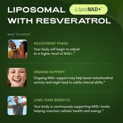 NAD+ Supplement Advanced 3 Pack 500mg Resveratrol Anti Aging 90 Day Supply 180ct
