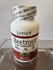 Beet Root Capsules 1300 Mg With Nitric Oxide Booster 60 Capsules