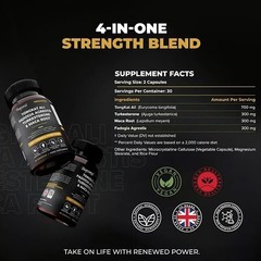Turkesterone & Maca Root 120pcs, Muscle Mass Increase, Improves Male Performance