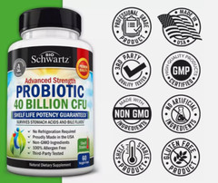 Bio Schwartz Probiotic 40 Billion CFU Capsule – 120 Count