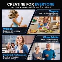 Venture Pal 100% Pure Micronized Creatine Monohydrate Powder, Unflavored Creatin
