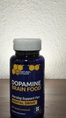 Natural Stacks Dopamine Brain Food Mental Focus Support 60ct Vegan Capsules