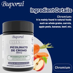 Chromium Picolinate 60pcs, Promotes Metabolism and Energy Production, Gut Health