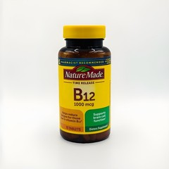 Nature Made Time Release B12 1,000 mcg 75 Tabs Exp 12/2027