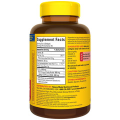 Nature Made Fish Oil 1000mg, Omega 3 for Heart Health 90 Softgels, 45 Day Supply