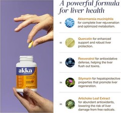 AKKA Premium Liver Cleansing Formula Detox & Restoration Superbiotic Gut