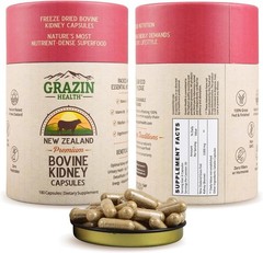 Grass Fed Bovine Kidney Capsules 3000mg
