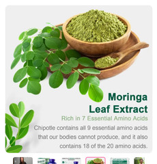 Moringa Capsules support good sleep, enhance energy and joint health 12000 mg