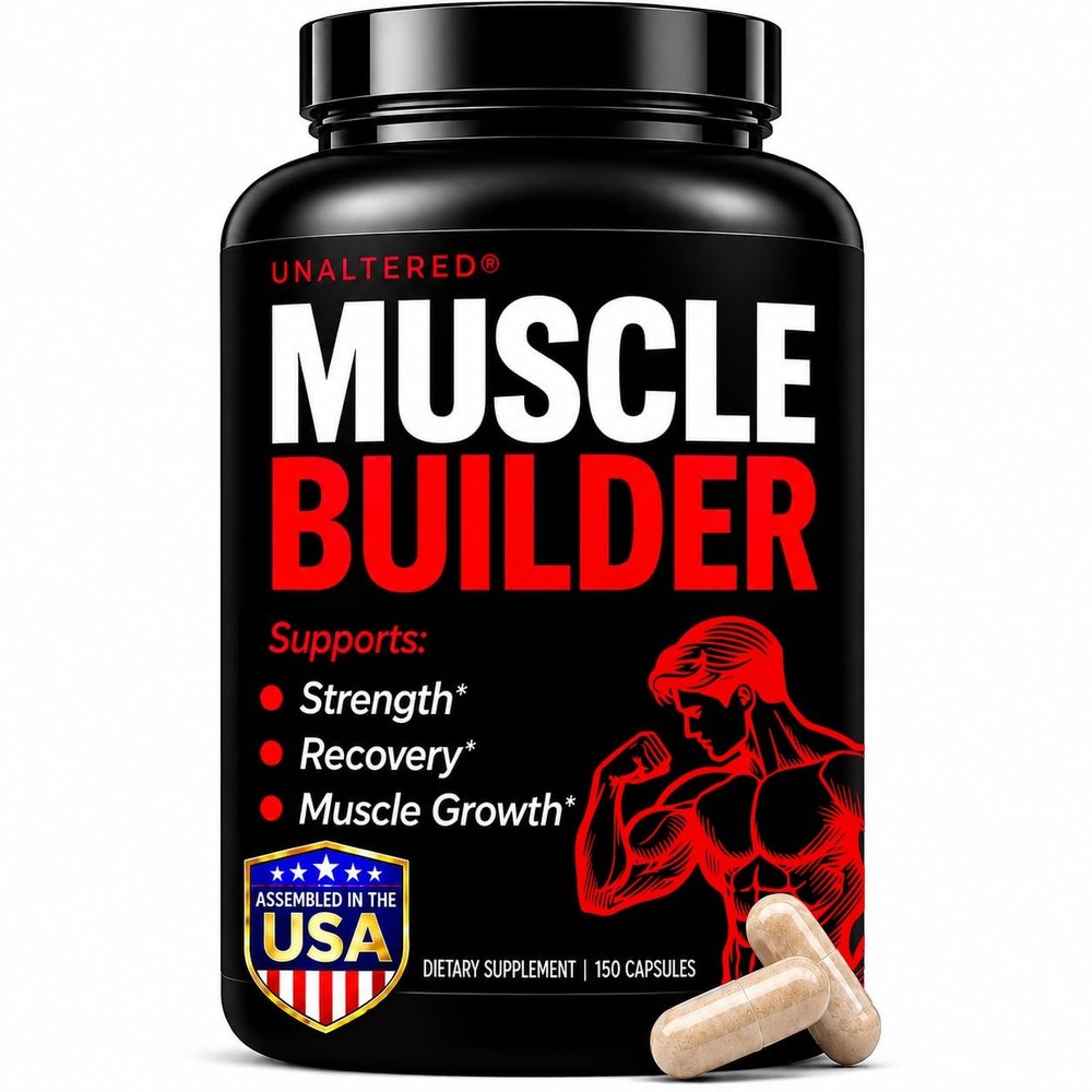 UNALTERED Anabolic Muscle Builder for Men – Growth, Size, Strength – Natural Mus