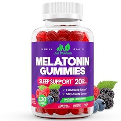 Melatonin 20mg Gummies 120 Count Max Strength Sleep Support Mixed Berry