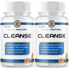 (2 Pack) Sweet Restore Cleanse Advanced Wellness Support Supplement 120 Capsules