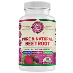 Organic Beetroot Plus. Supports Healthy Circulation, Heart & Energy. USA Made.