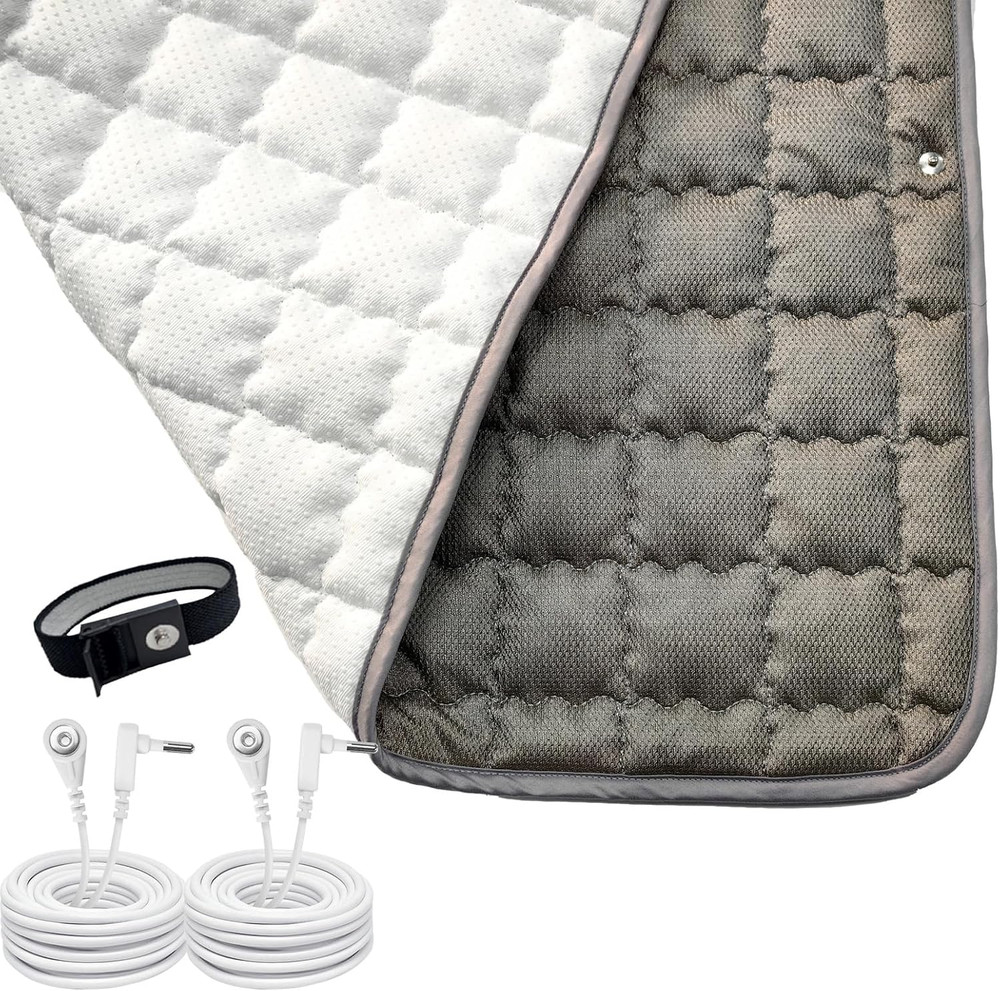 Grounding Mats – Upgraded Healthy Conductive Grounded Pads to Earth for Bed and