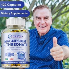 Magnesium L-threonate 2000mg – for Brain, Memory, Focus, Cognitive Function