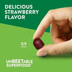 Beet Root Gummies | 60 Count | Superfood | Non-GMO | by Nature’s Truth