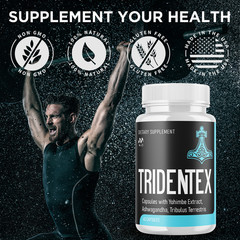 (5 Pack) Tridentex Advanced Male Health Support Formula Triden Tex 300 Capsules