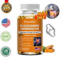 Glucosamine Chondroitin Turmeric & MSM – Bones, Joint Support Capsules