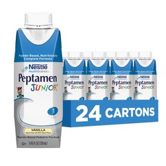Peptamen Junior, Vanilla, 250 mL Cartons (Pack of 24)