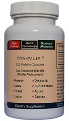 Elixir Industry Marvlix Cordyceps Sinensis Mushroom Immune, Heart, Lung 120 Caps