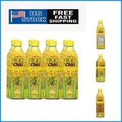 Hydrating Mango Aloe Vera Drink with Chia for Healthy Digestion – Set of 8
