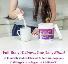 Collagen Peptide Skin Support Supplement for Women with Probiotics & Prebiotics